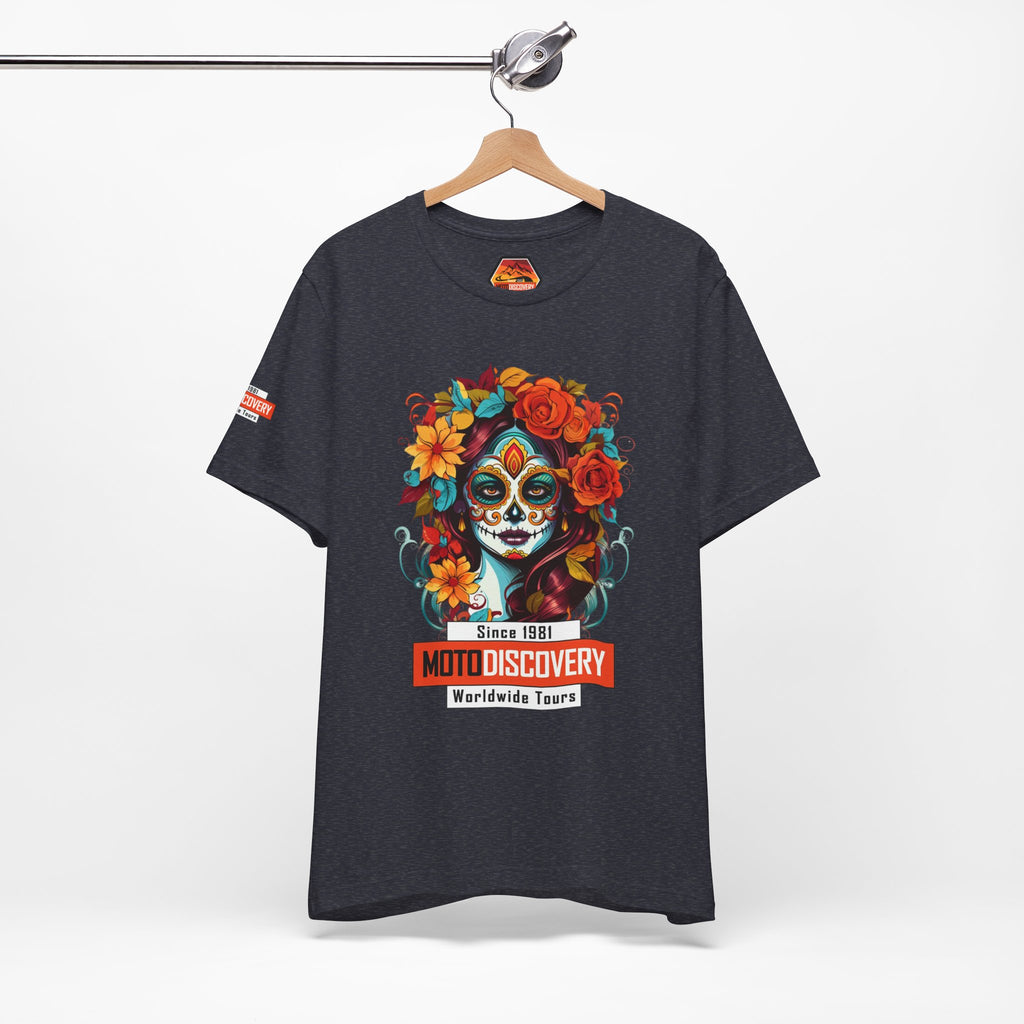 MotoDiscovery Day of the Dead Sugar Skull T-Shirt