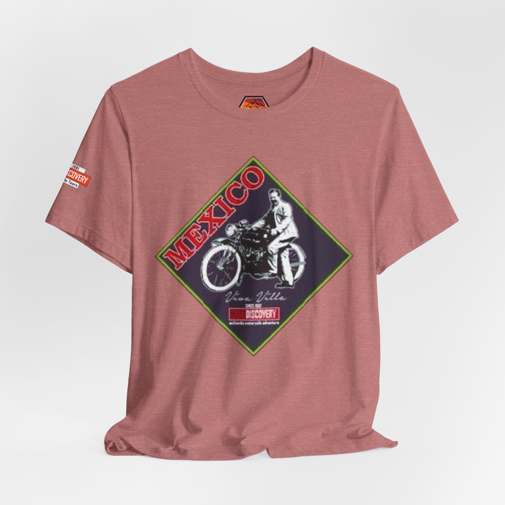 Mexico Motorcycle Vintage Graphic Tee — Off-Road Rider Shirt