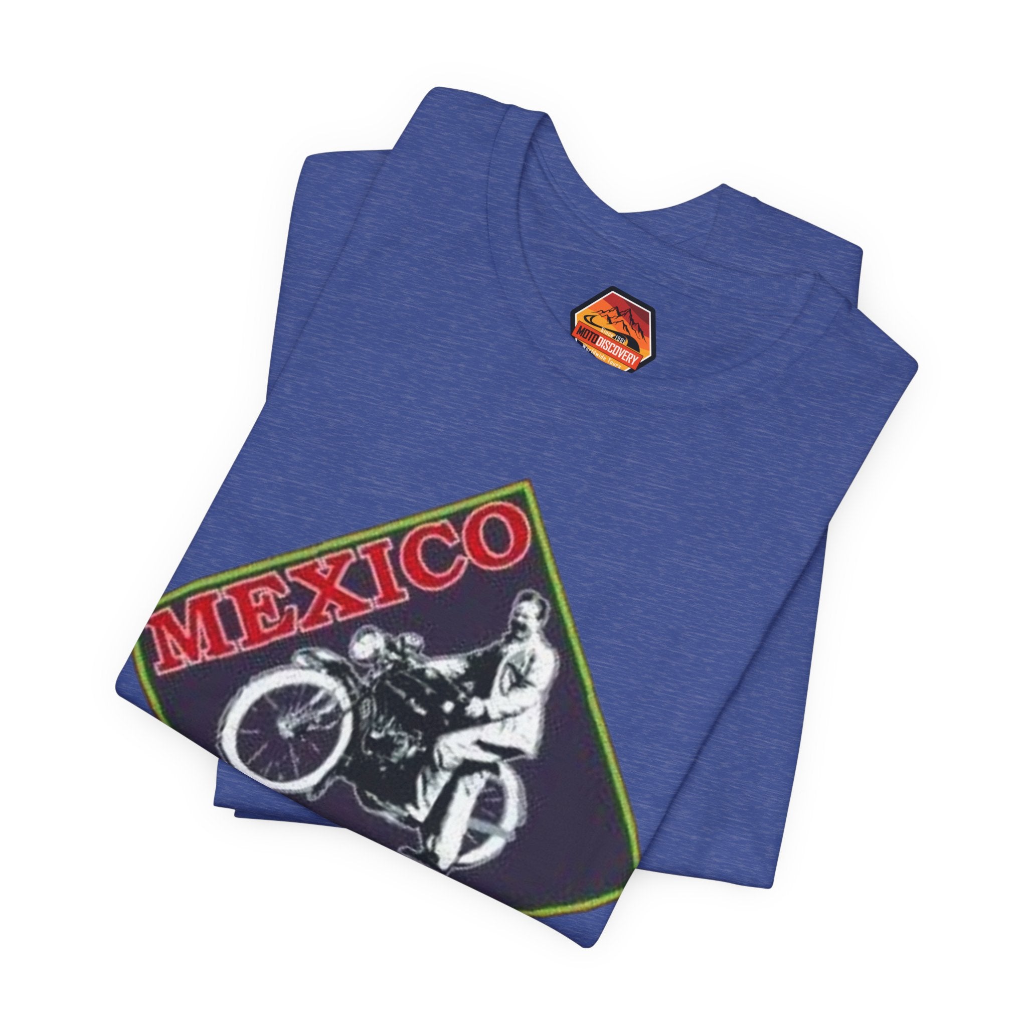 Mexico Motorcycle Vintage Graphic Tee — Off-Road Rider Shirt