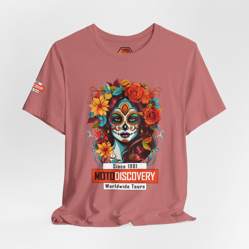 MotoDiscovery Day of the Dead Sugar Skull T-Shirt