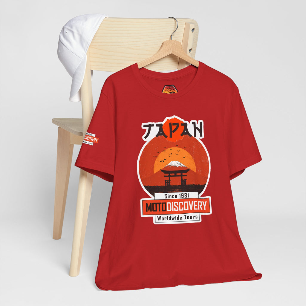 Japan Moto Discovery T-Shirt — 'MotoDiscovery' Worldwide Tours Tee