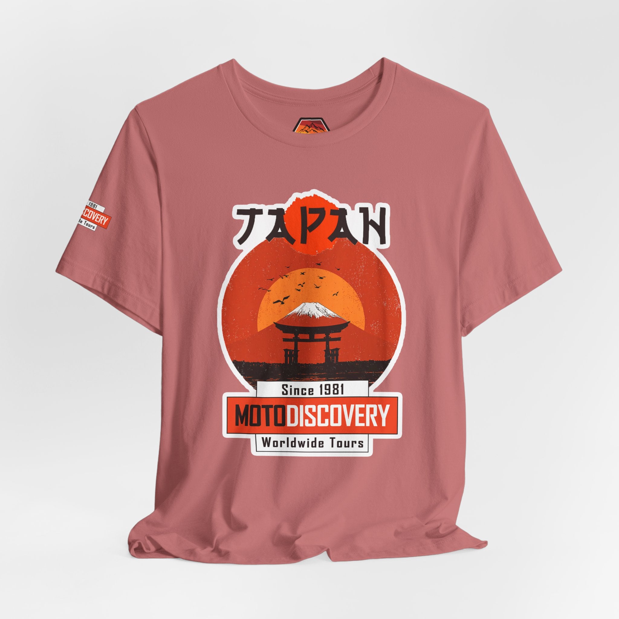 Japan Moto Discovery T-Shirt — 'MotoDiscovery' Worldwide Tours Tee