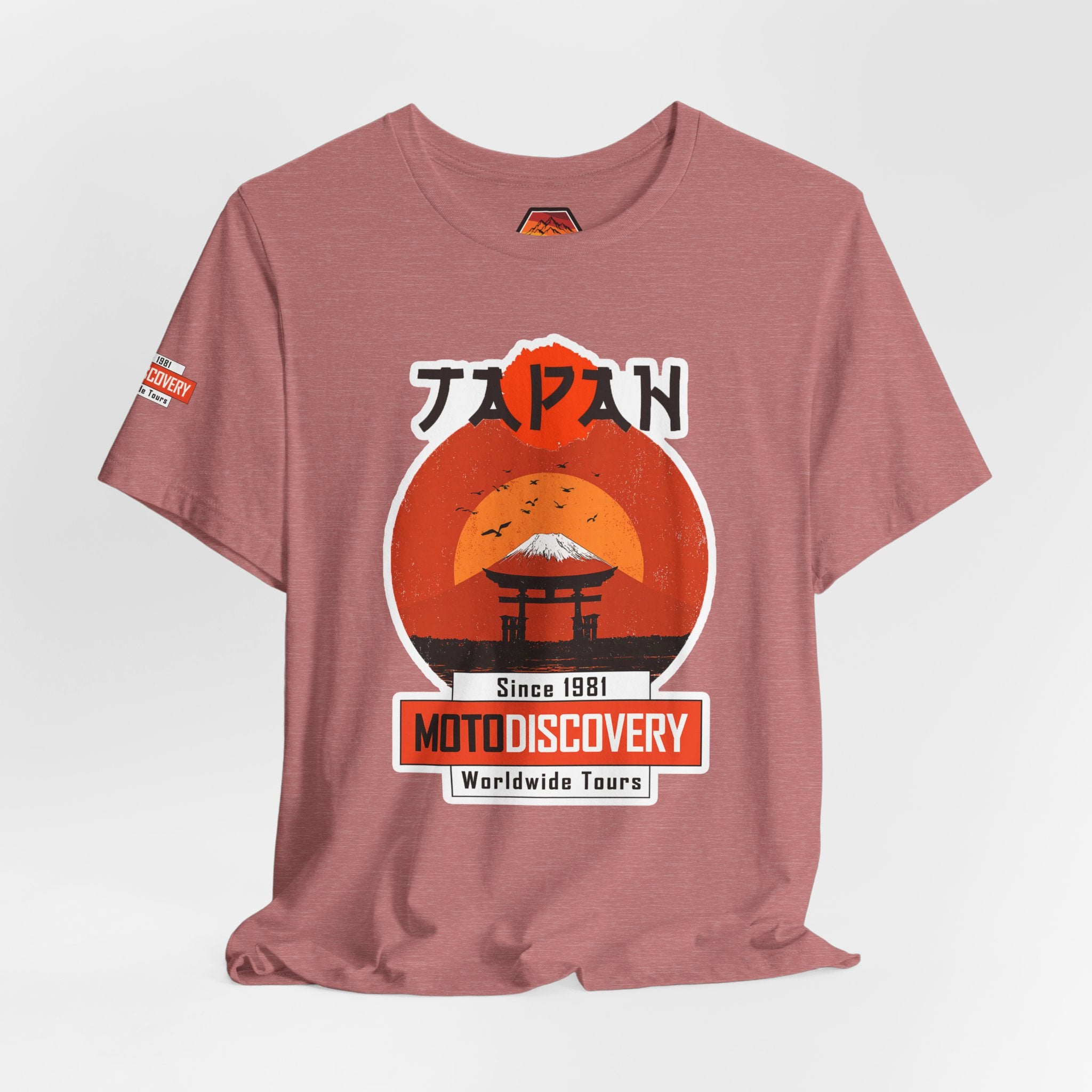 Japan Moto Discovery T-Shirt — 'MotoDiscovery' Worldwide Tours Tee