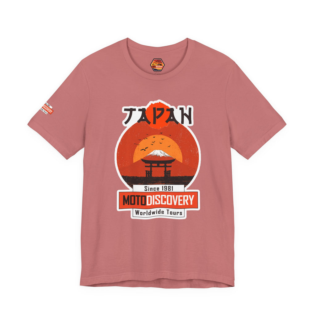 Japan Moto Discovery T-Shirt — 'MotoDiscovery' Worldwide Tours Tee