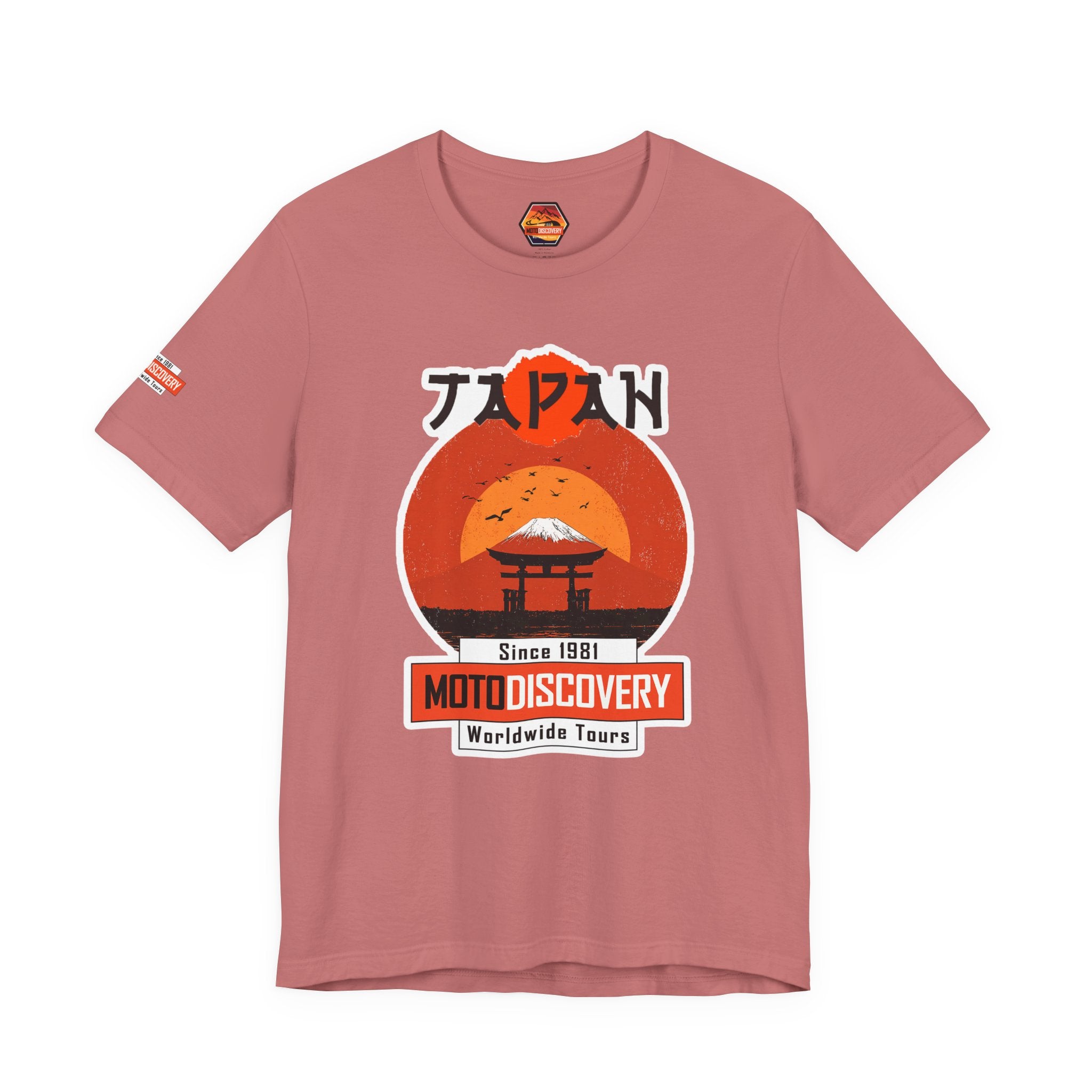 Japan Moto Discovery T-Shirt — 'MotoDiscovery' Worldwide Tours Tee