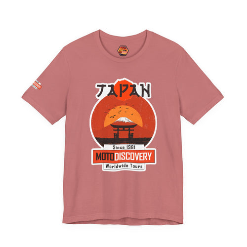 Japan Moto Discovery T-Shirt — 'MotoDiscovery' Worldwide Tours Tee