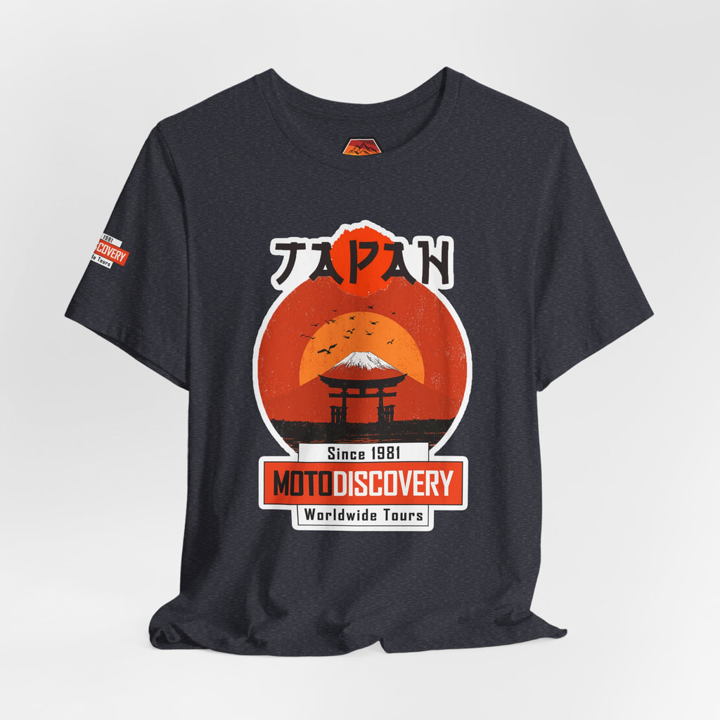 Japan Moto Discovery T-Shirt — 'MotoDiscovery' Worldwide Tours Tee