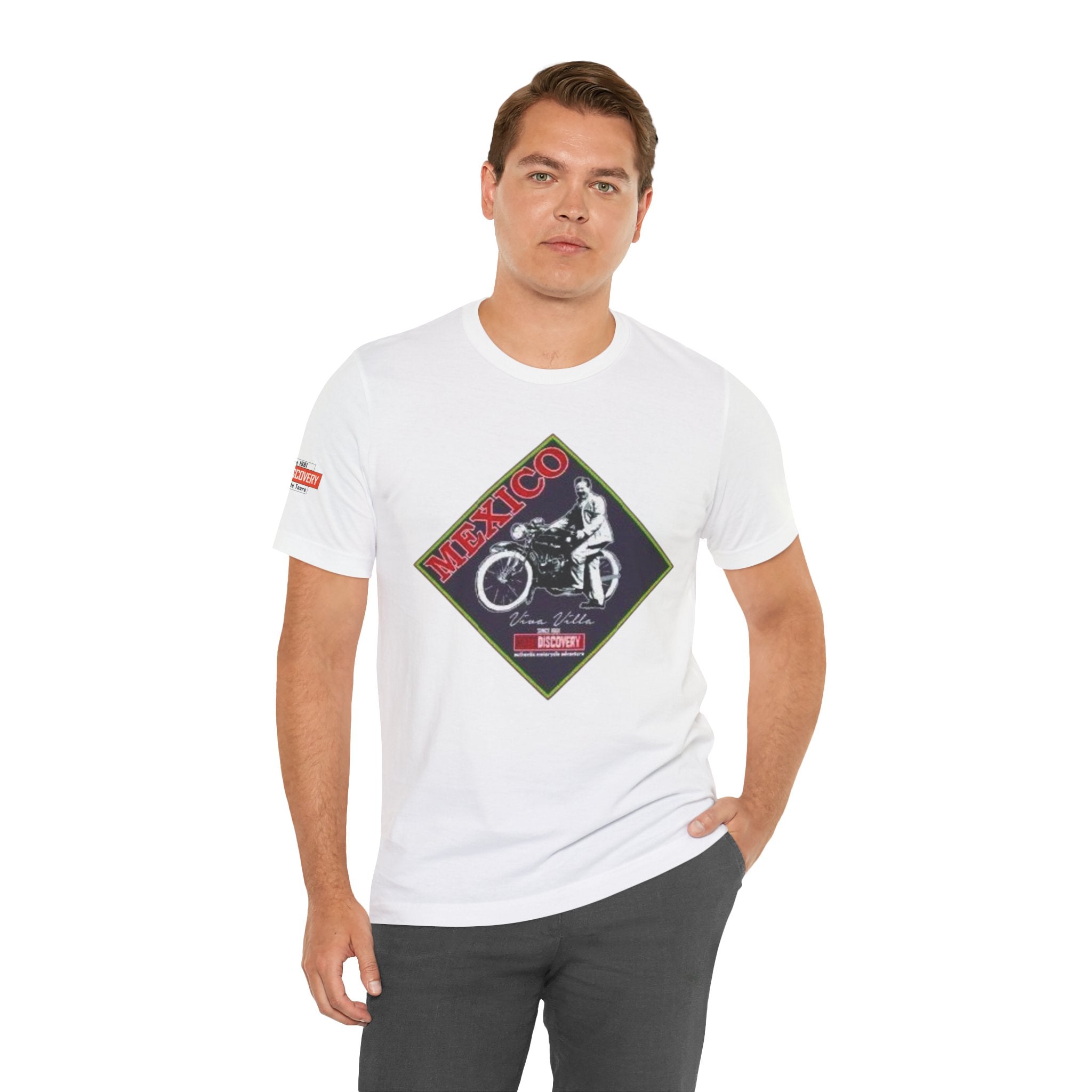 Mexico Motorcycle Vintage Graphic Tee — Off-Road Rider Shirt