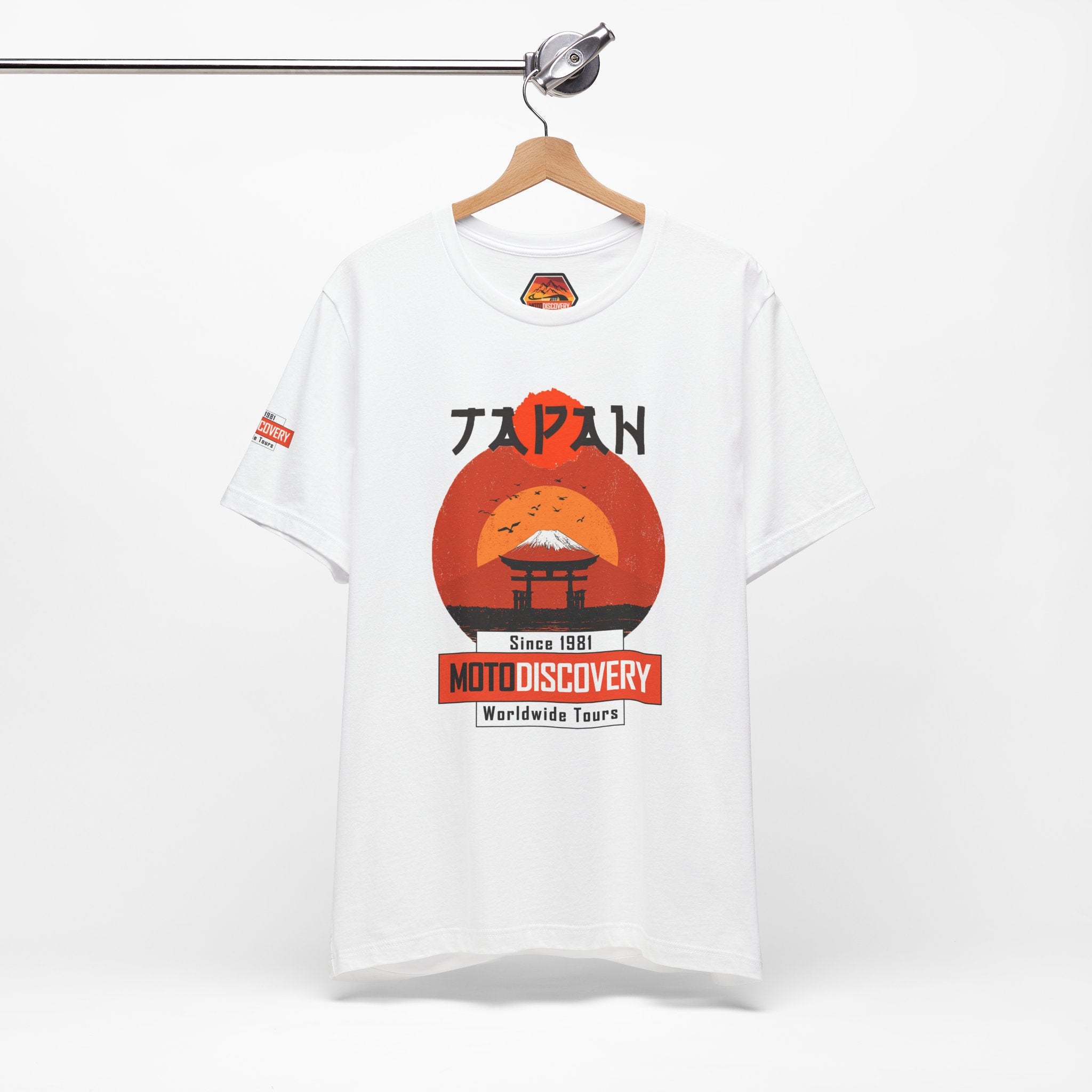 Japan Moto Discovery T-Shirt — 'MotoDiscovery' Worldwide Tours Tee