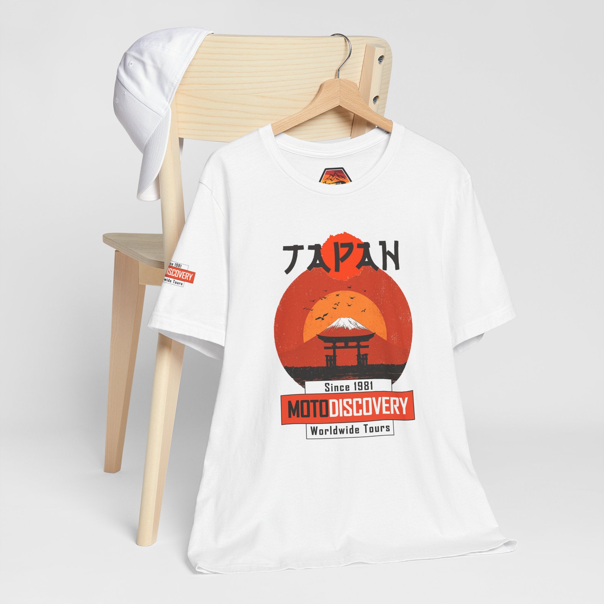 Japan Moto Discovery T-Shirt — 'MotoDiscovery' Worldwide Tours Tee