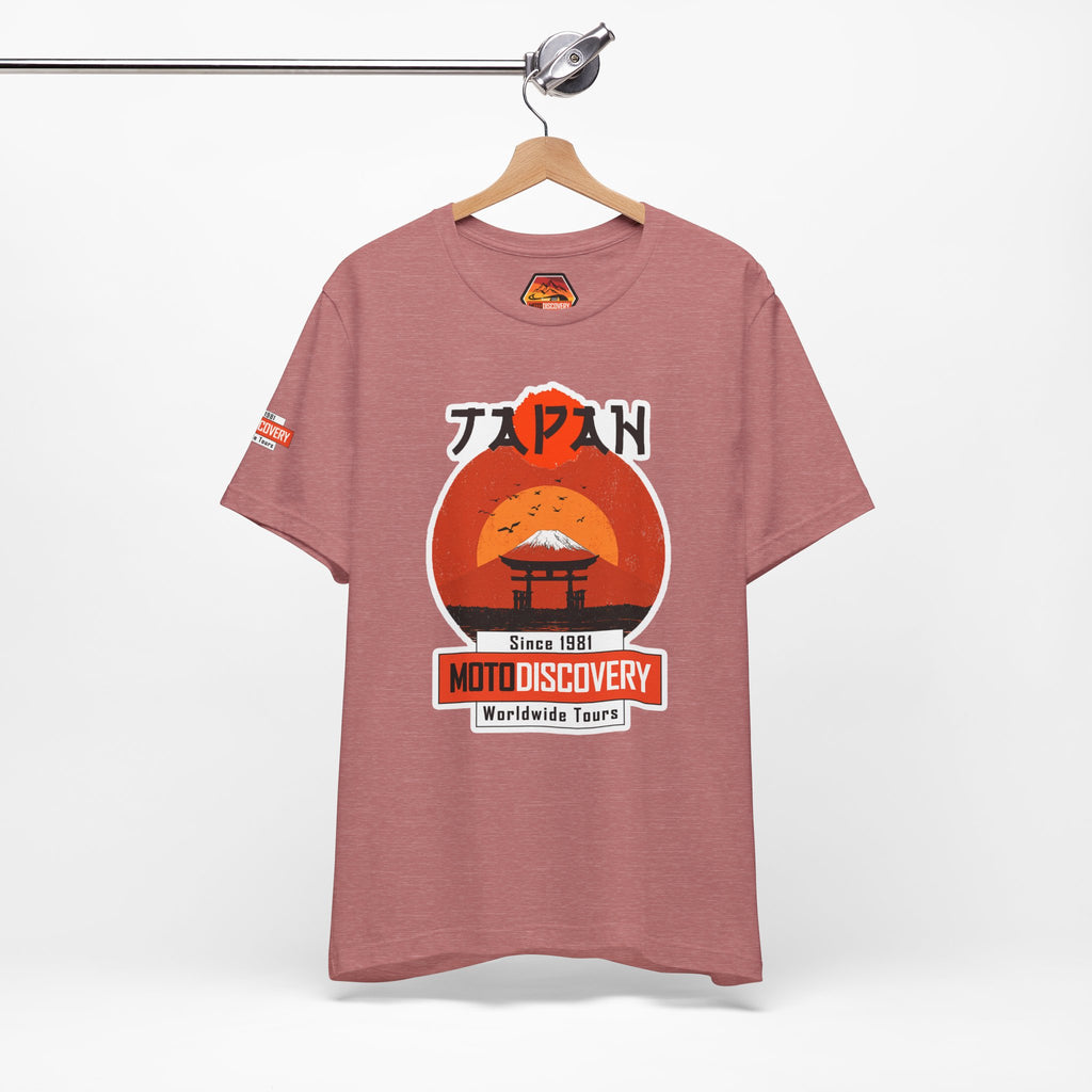 Japan Moto Discovery T-Shirt — 'MotoDiscovery' Worldwide Tours Tee