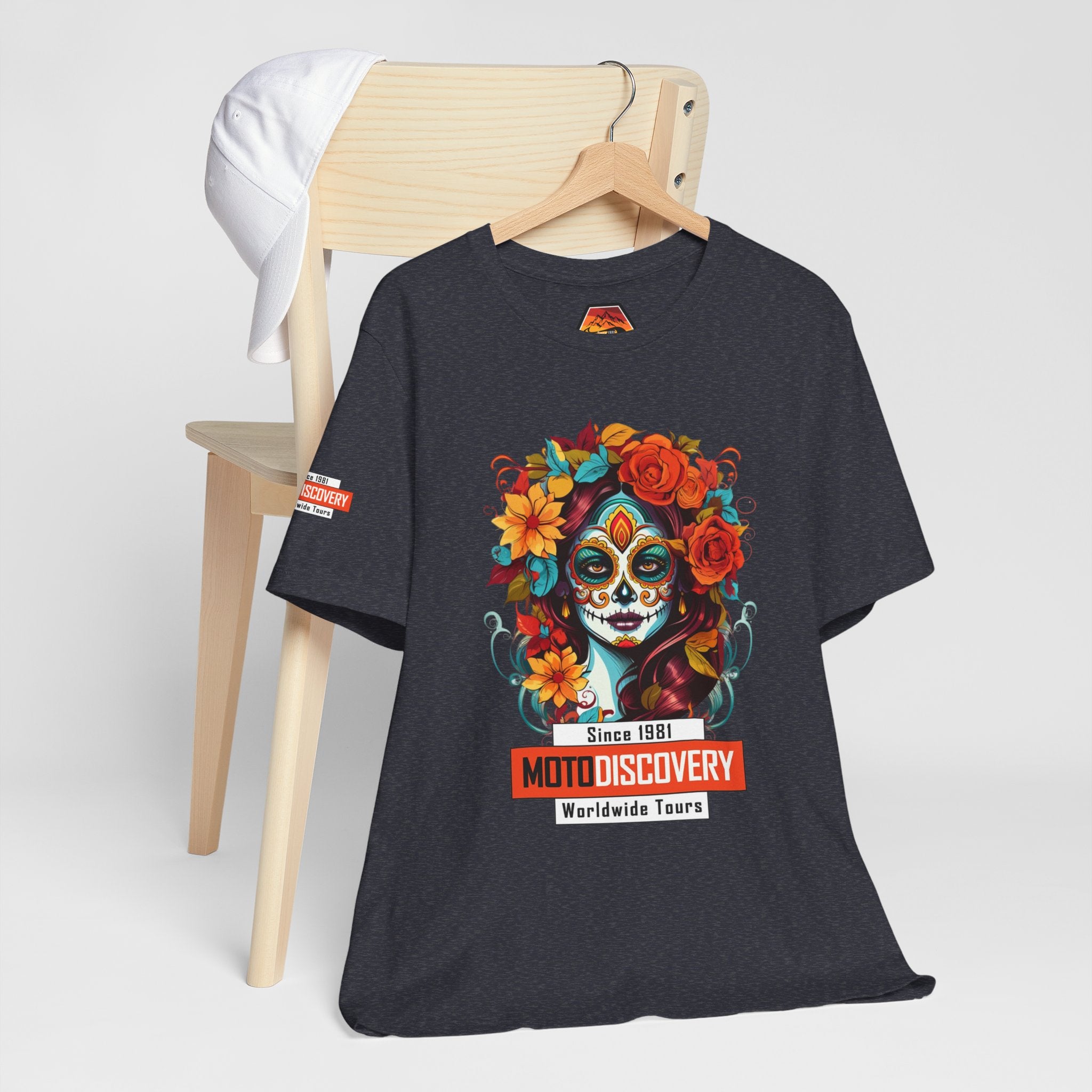 MotoDiscovery Day of the Dead Sugar Skull T-Shirt