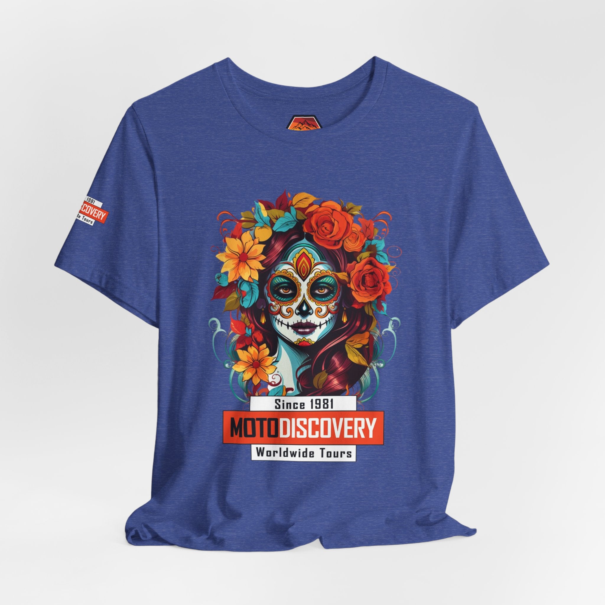 MotoDiscovery Day of the Dead Sugar Skull T-Shirt