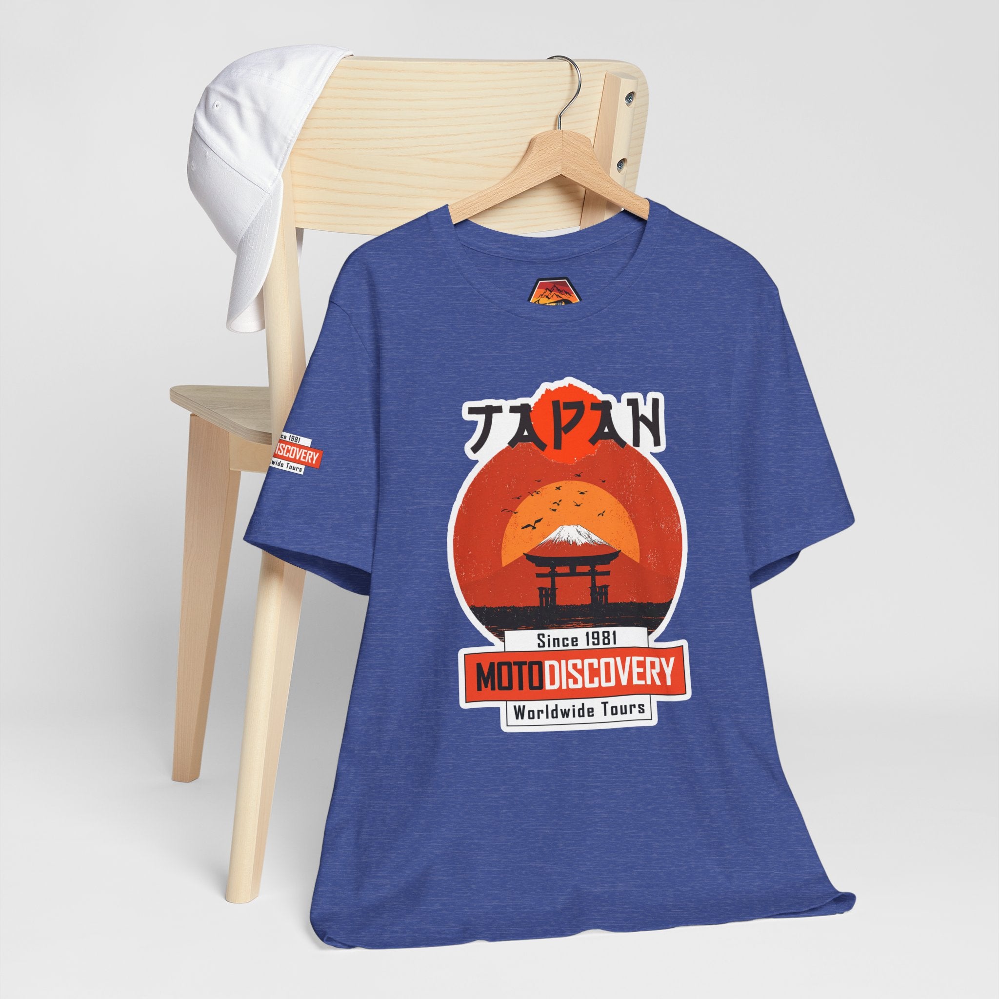 Japan Moto Discovery T-Shirt — 'MotoDiscovery' Worldwide Tours Tee