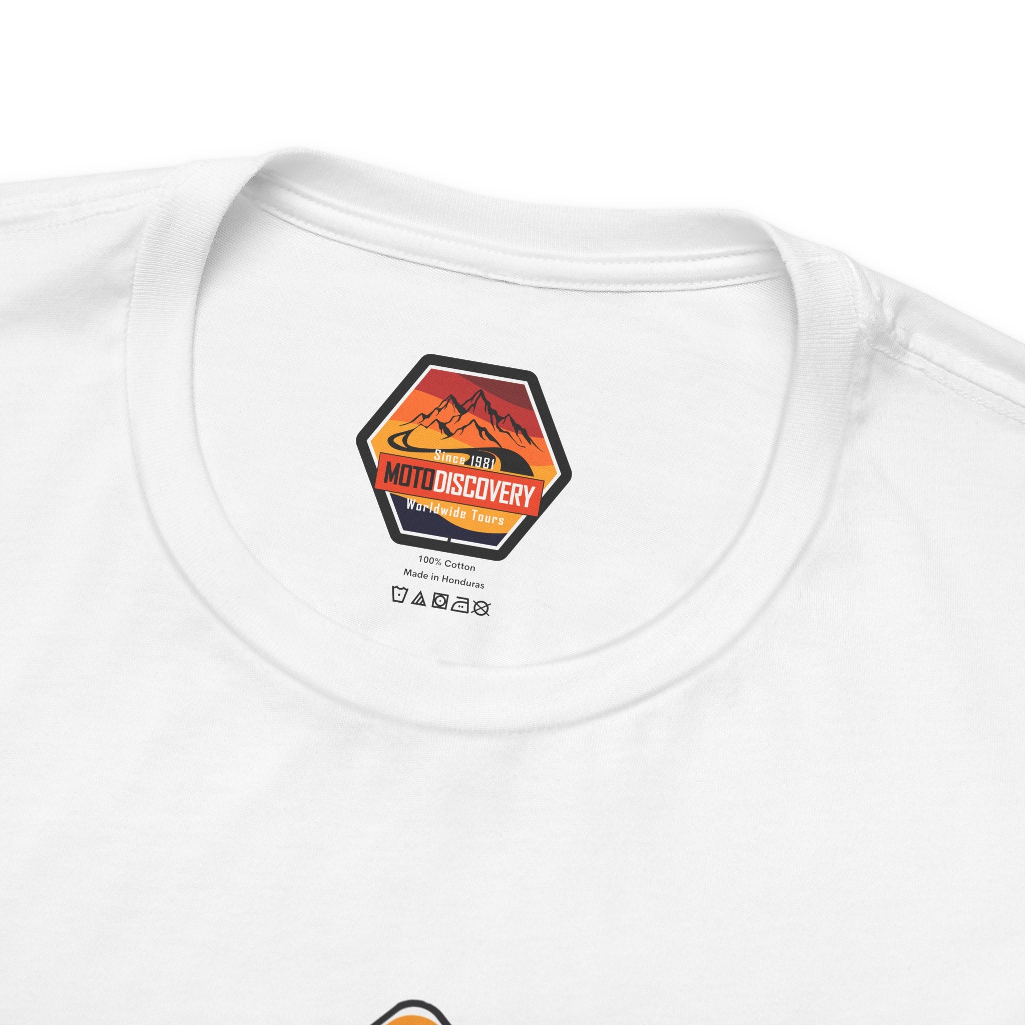 MotoDiscovery Patagonia Tour T-Shirt — 'Patagonia Elegante Tour' Motorcycle Rider Tee