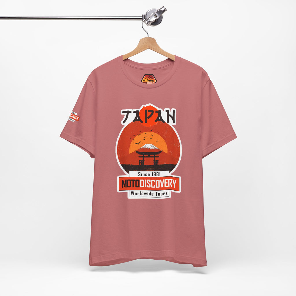 Japan Moto Discovery T-Shirt — 'MotoDiscovery' Worldwide Tours Tee