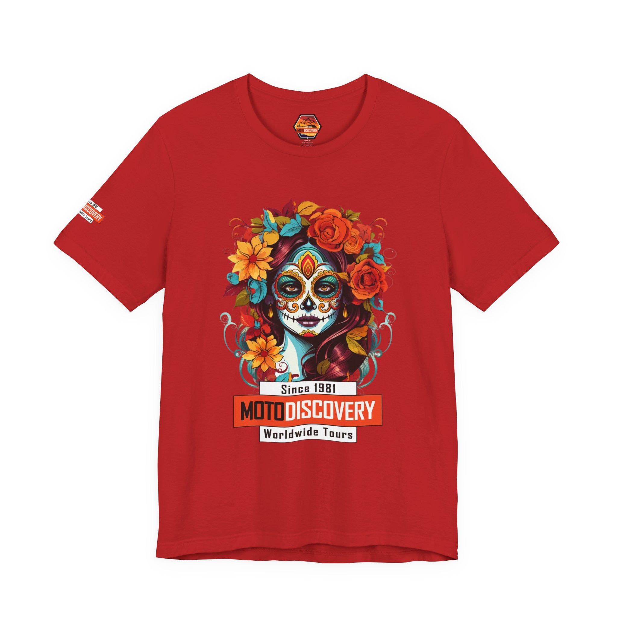 MotoDiscovery Day of the Dead Sugar Skull T-Shirt