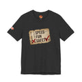 Safety First Tee — "Speed, Fun, Safety" Graphic T-Shirt