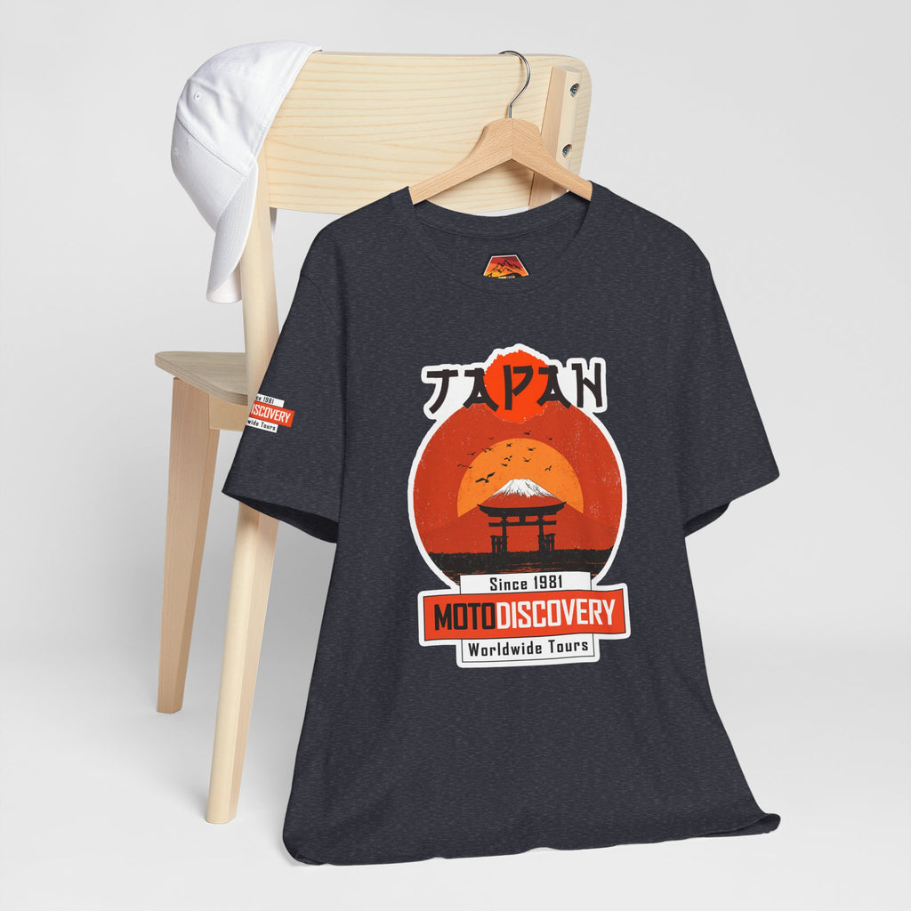Japan Moto Discovery T-Shirt — 'MotoDiscovery' Worldwide Tours Tee