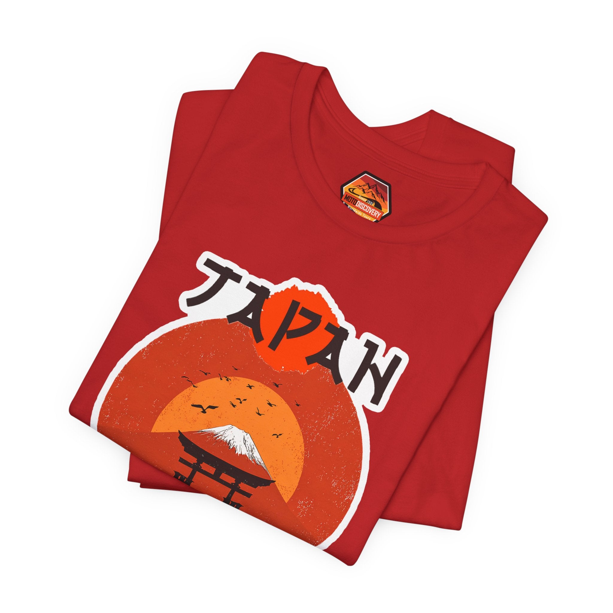 Japan Moto Discovery T-Shirt — 'MotoDiscovery' Worldwide Tours Tee