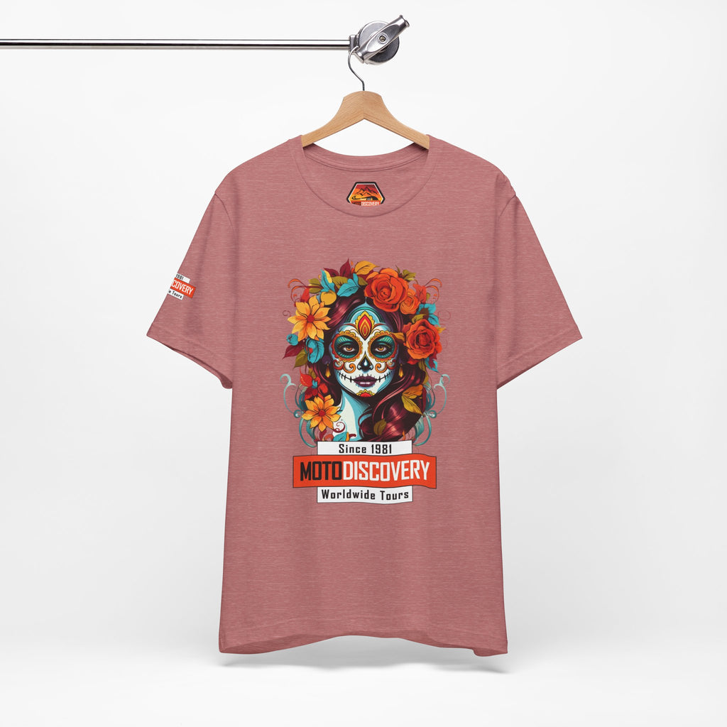 MotoDiscovery Day of the Dead Sugar Skull T-Shirt