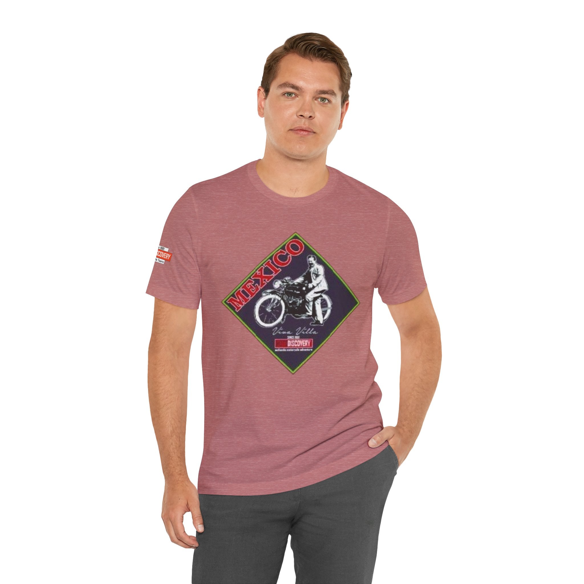 Mexico Motorcycle Vintage Graphic Tee — Off-Road Rider Shirt