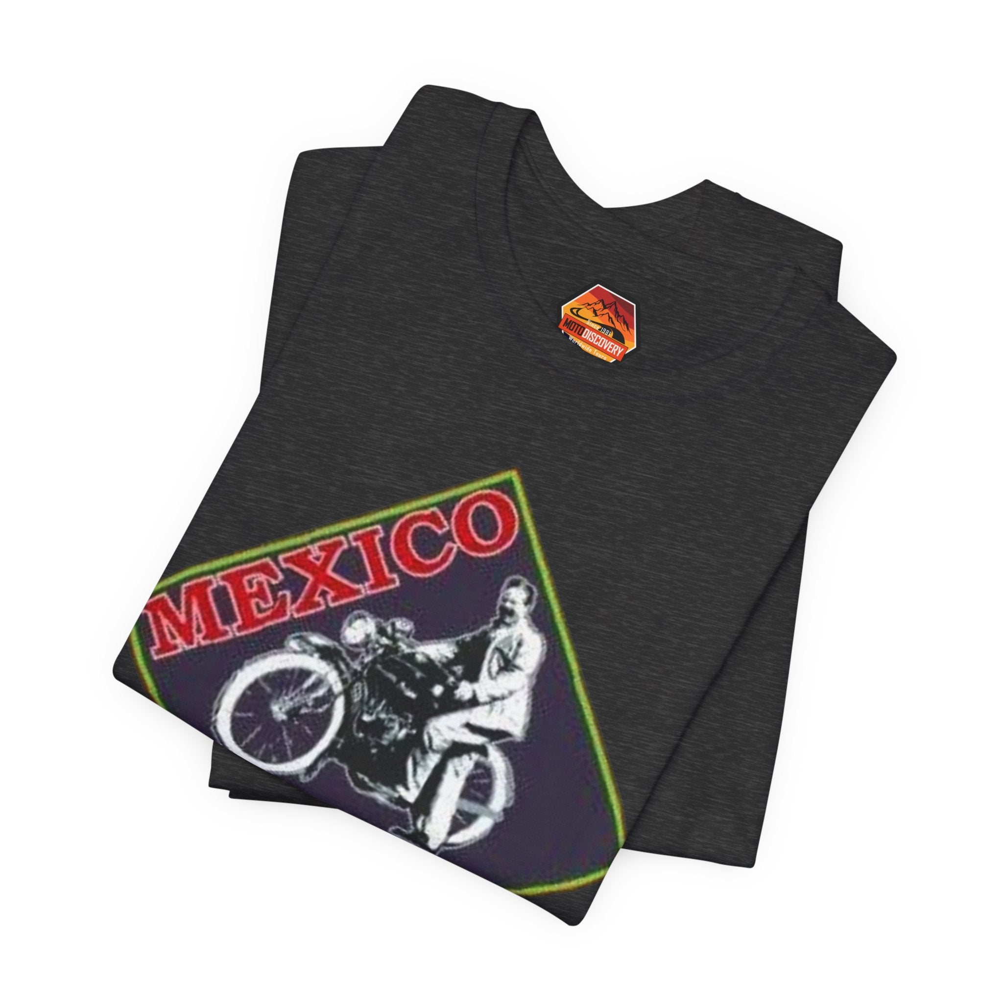 Mexico Motorcycle Vintage Graphic Tee — Off-Road Rider Shirt