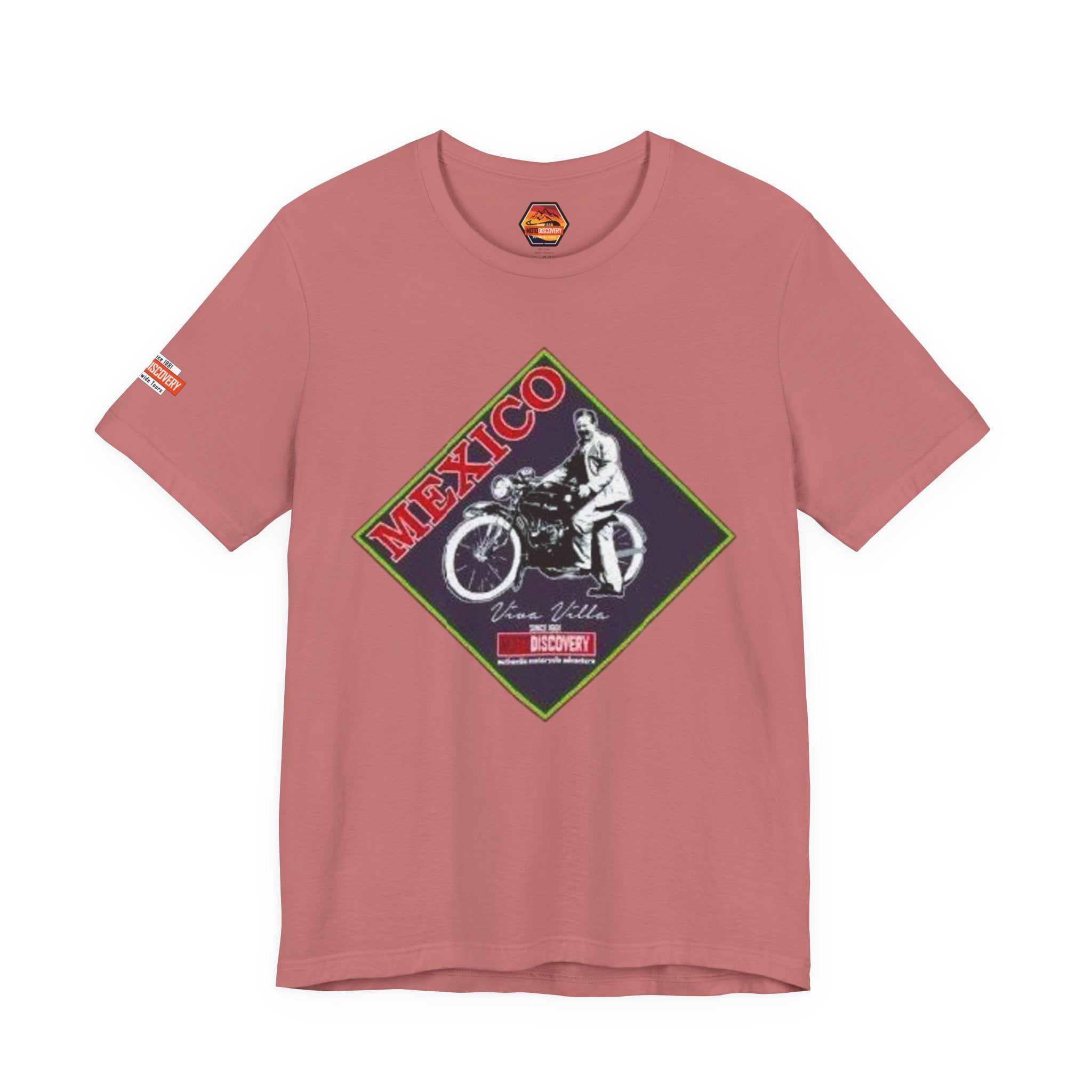 Mexico Motorcycle Vintage Graphic Tee — Off-Road Rider Shirt