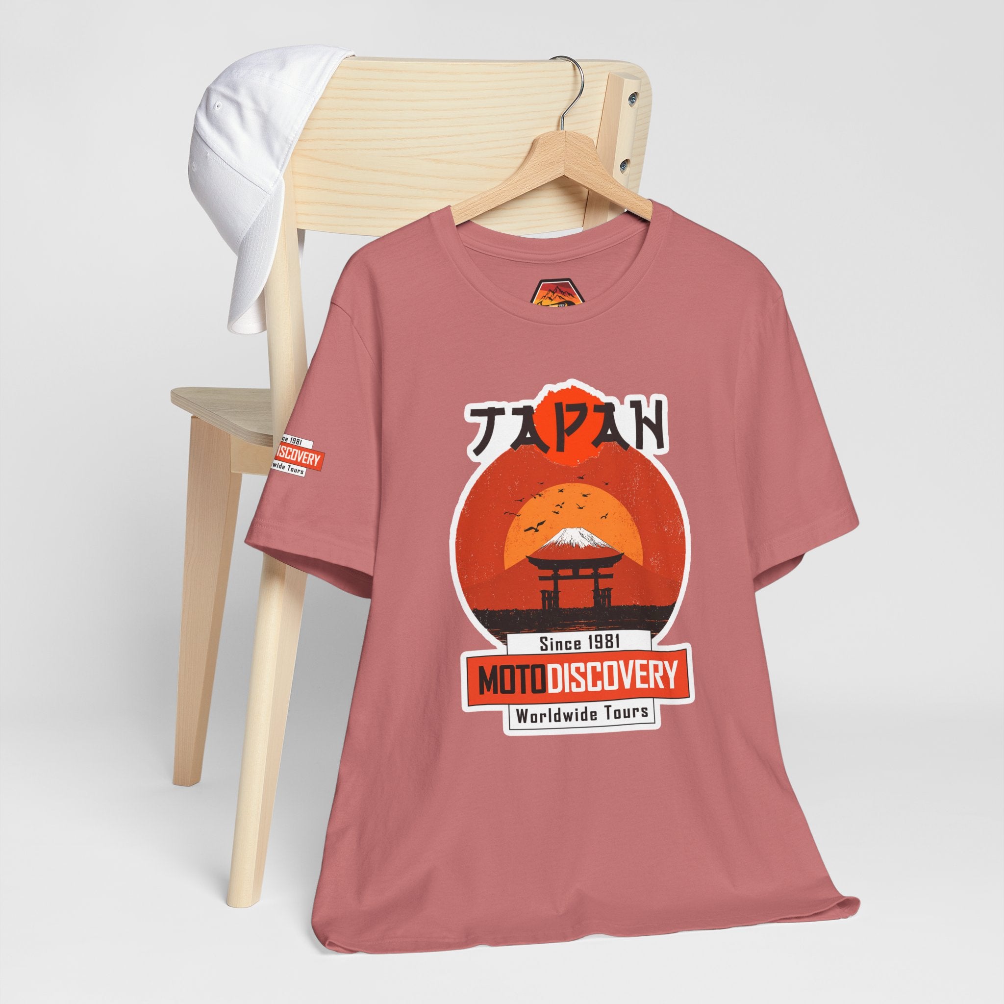 Japan Moto Discovery T-Shirt — 'MotoDiscovery' Worldwide Tours Tee