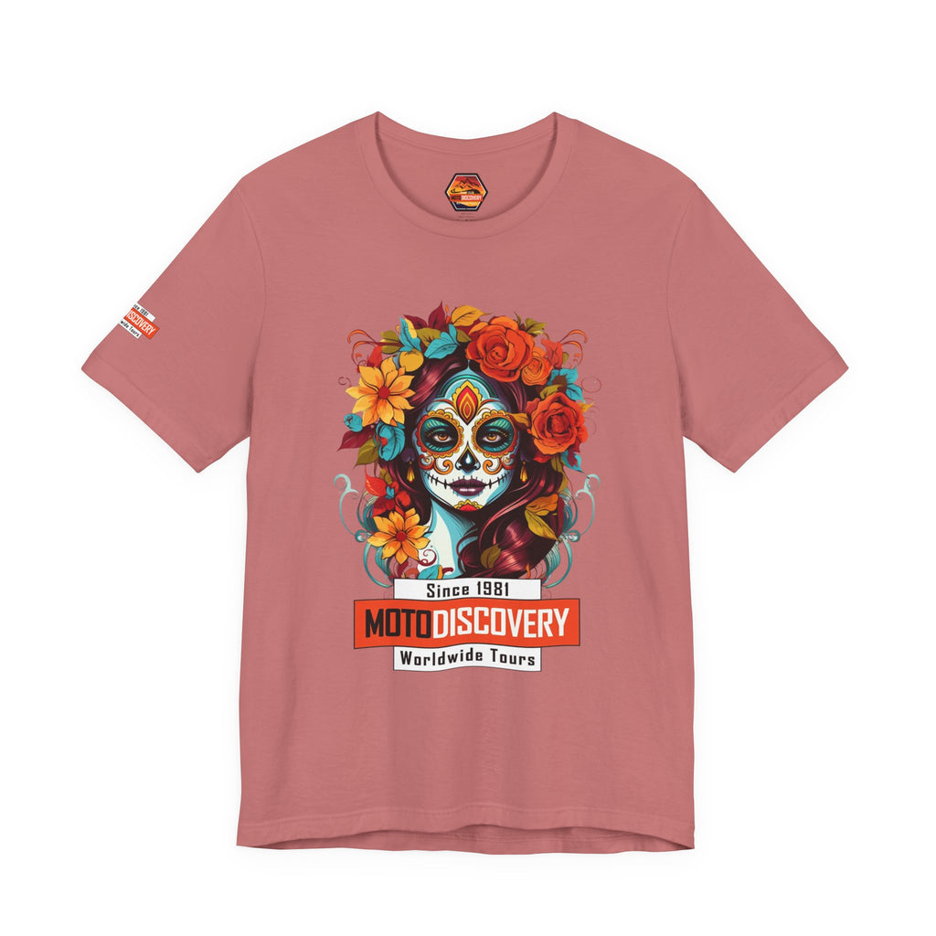 MotoDiscovery Day of the Dead Sugar Skull T-Shirt