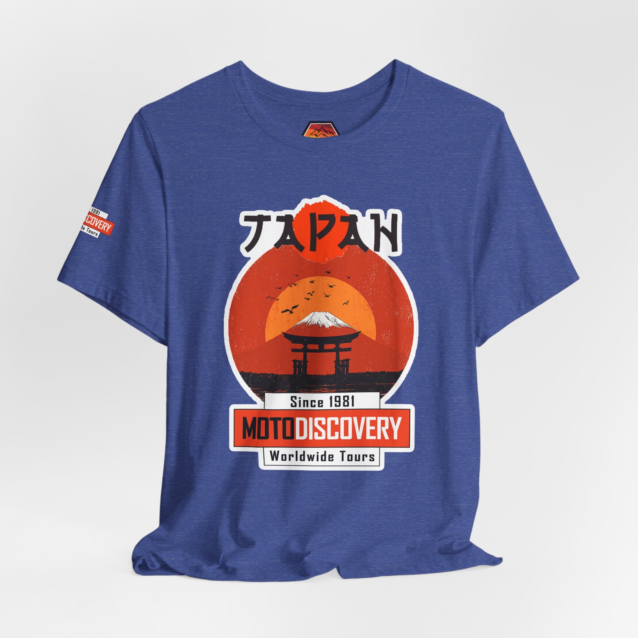 Japan Moto Discovery T-Shirt — 'MotoDiscovery' Worldwide Tours Tee