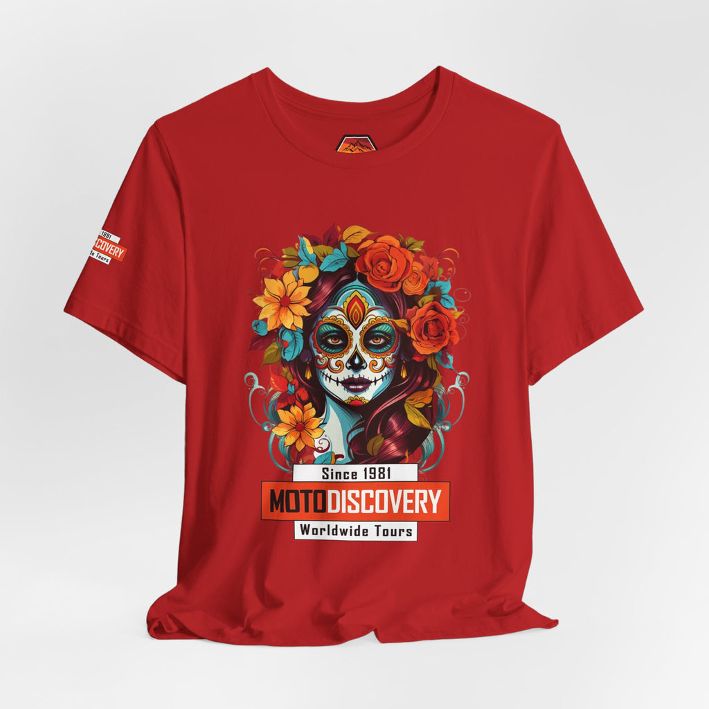 MotoDiscovery Day of the Dead Sugar Skull T-Shirt