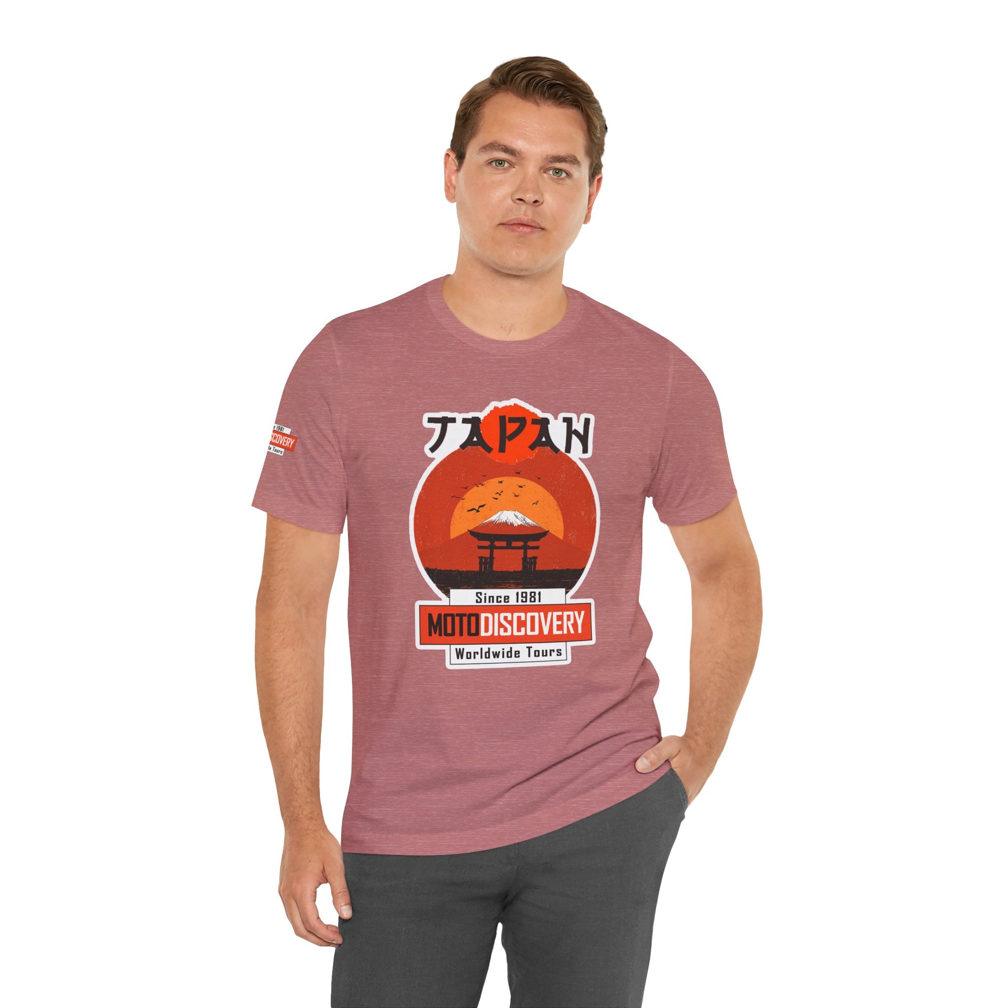 Japan Moto Discovery T-Shirt — 'MotoDiscovery' Worldwide Tours Tee