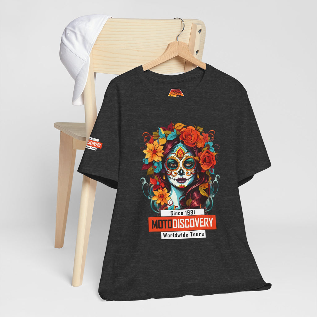 MotoDiscovery Day of the Dead Sugar Skull T-Shirt