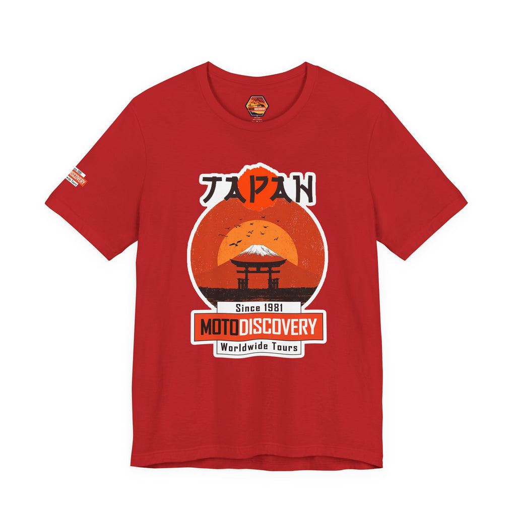 Japan Moto Discovery T-Shirt — 'MotoDiscovery' Worldwide Tours Tee