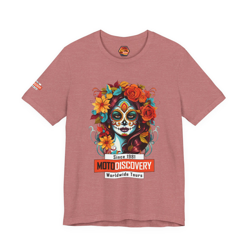 MotoDiscovery Day of the Dead Sugar Skull T-Shirt