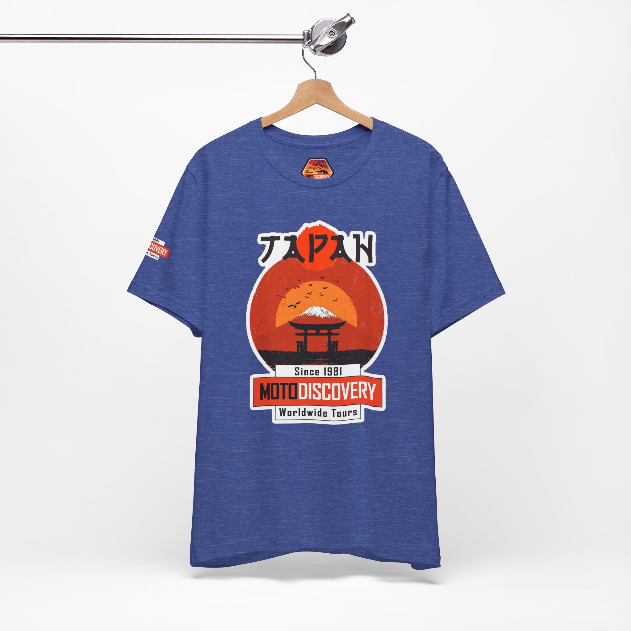 Japan Moto Discovery T-Shirt — 'MotoDiscovery' Worldwide Tours Tee