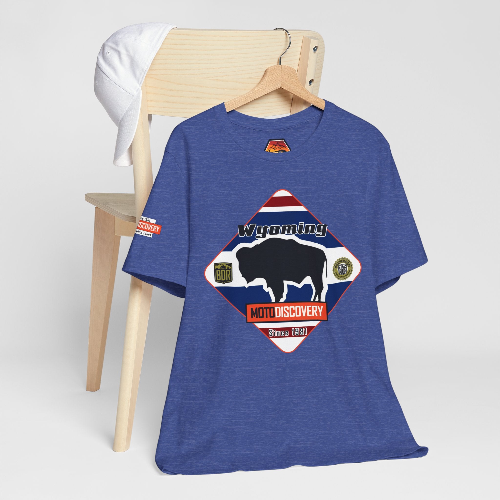 Wyoming BDR  Moto Discovery T‑Shirt — Cool Motorcycle Tee
