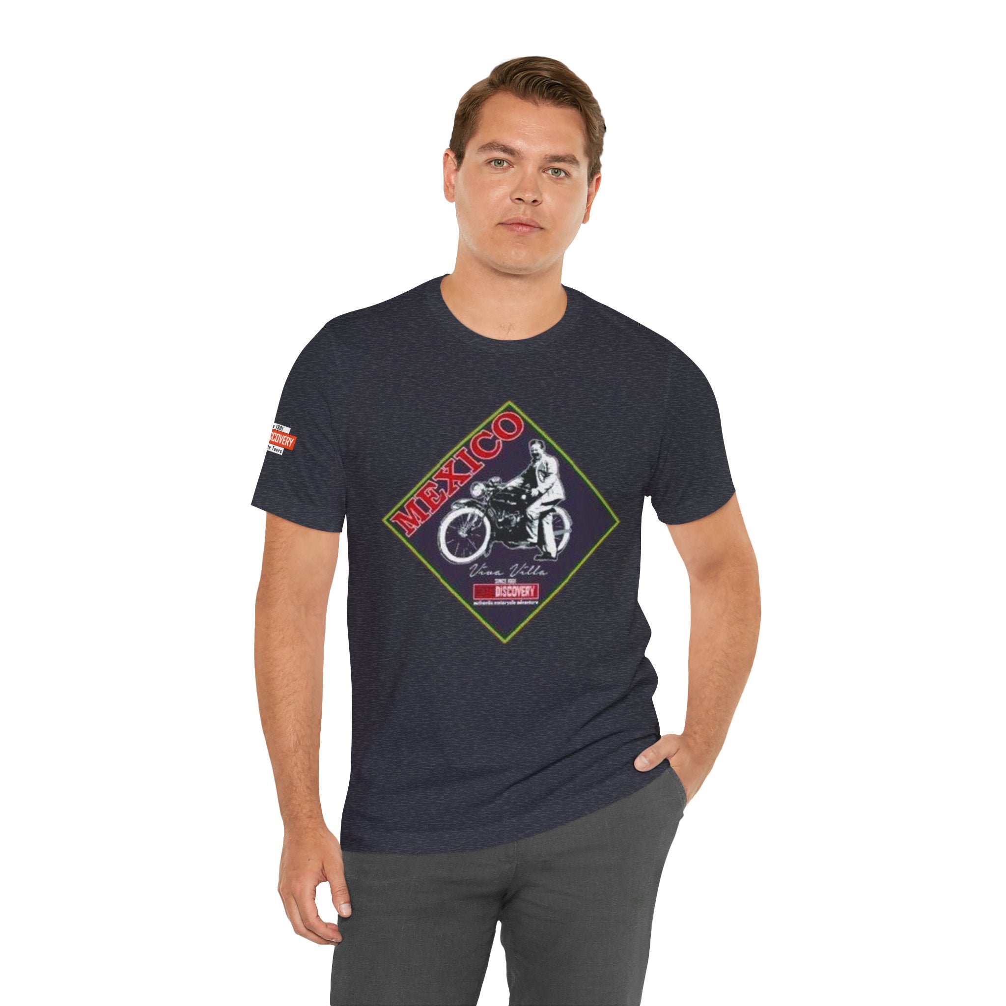 Mexico Motorcycle Vintage Graphic Tee — Off-Road Rider Shirt