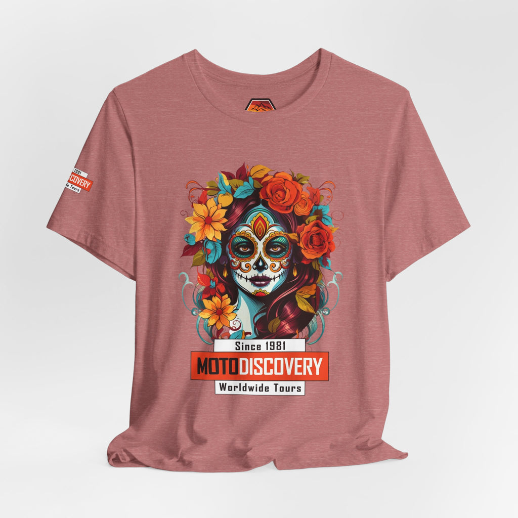 MotoDiscovery Day of the Dead Sugar Skull T-Shirt