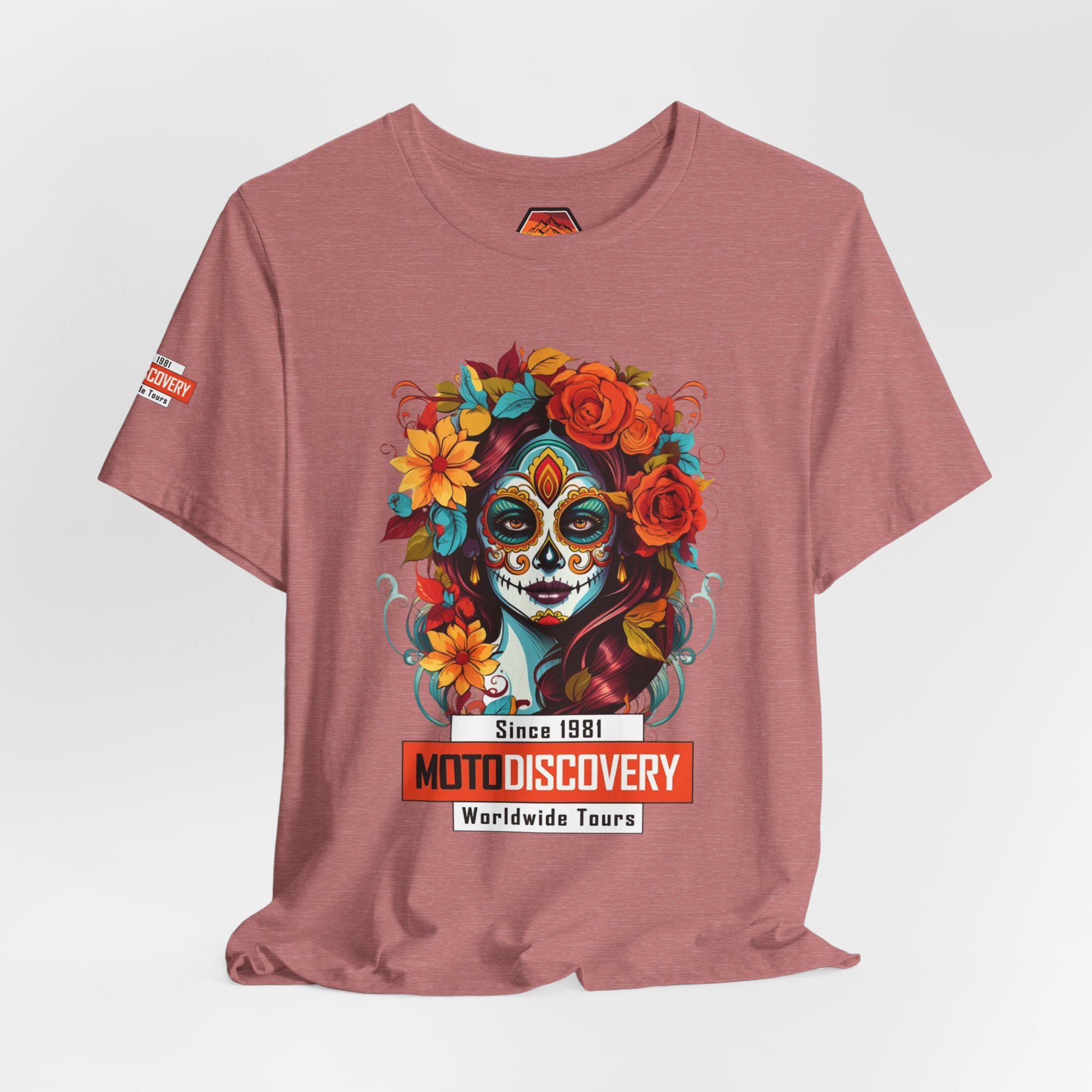 MotoDiscovery Day of the Dead Sugar Skull T-Shirt