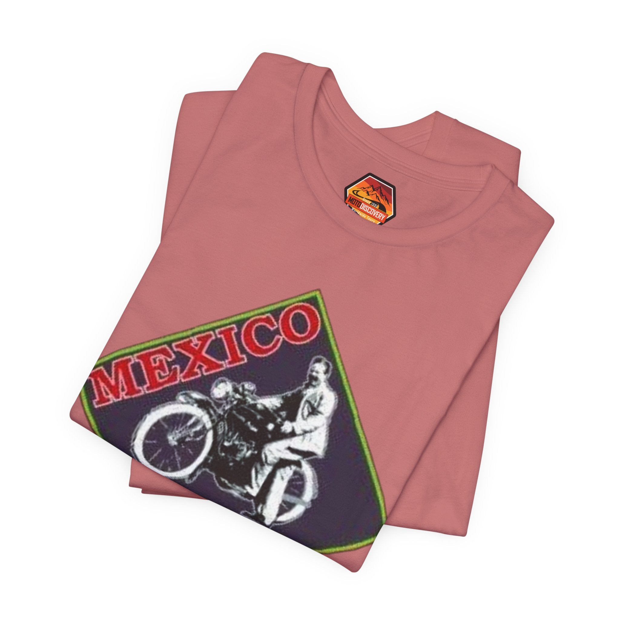 Mexico Motorcycle Vintage Graphic Tee — Off-Road Rider Shirt