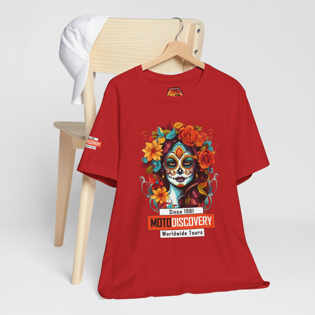MotoDiscovery Day of the Dead Sugar Skull T-Shirt