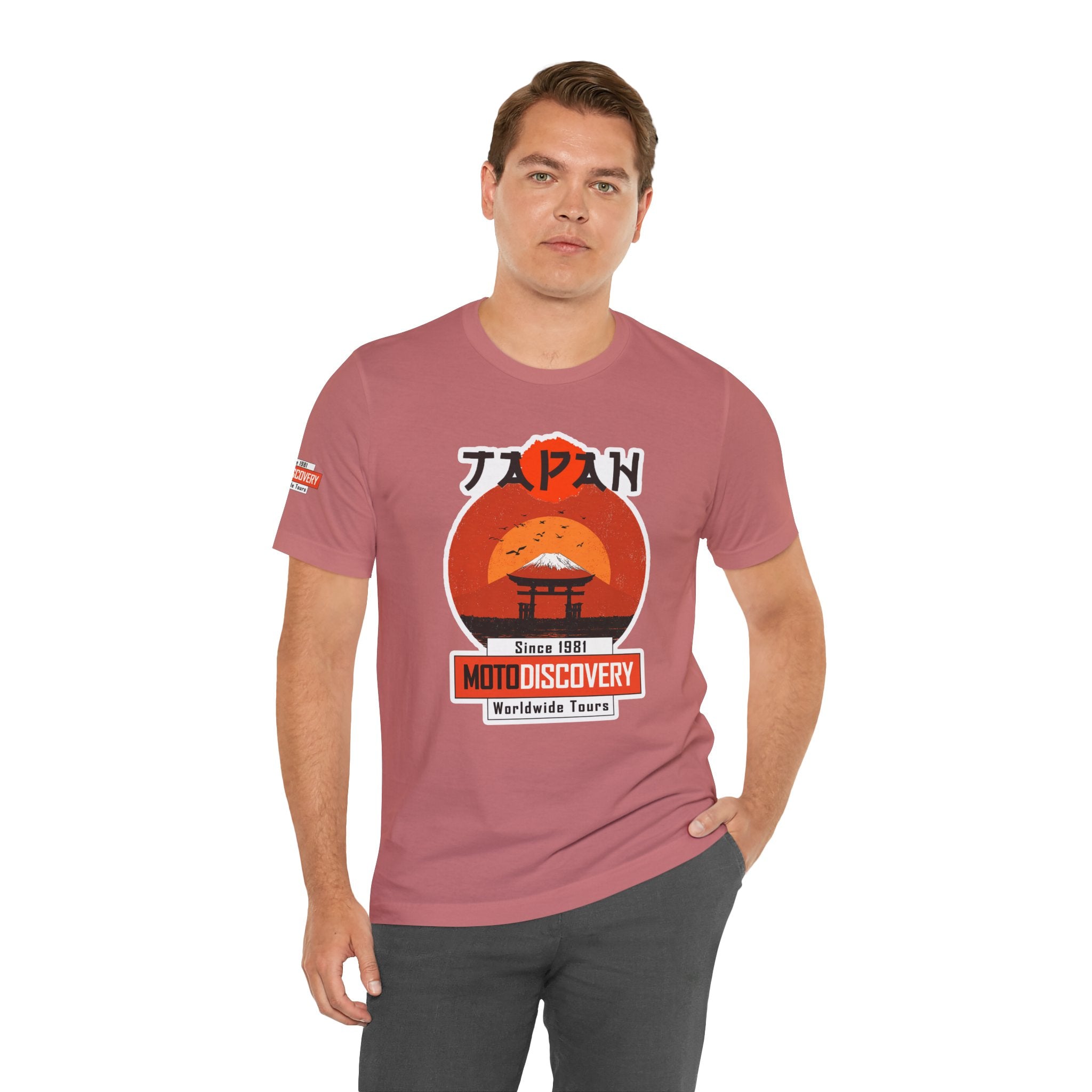 Japan Moto Discovery T-Shirt — 'MotoDiscovery' Worldwide Tours Tee