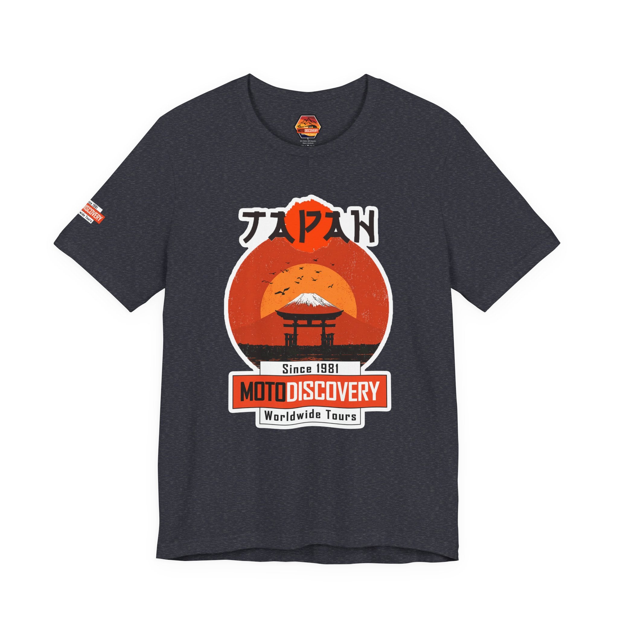 Japan Moto Discovery T-Shirt — 'MotoDiscovery' Worldwide Tours Tee