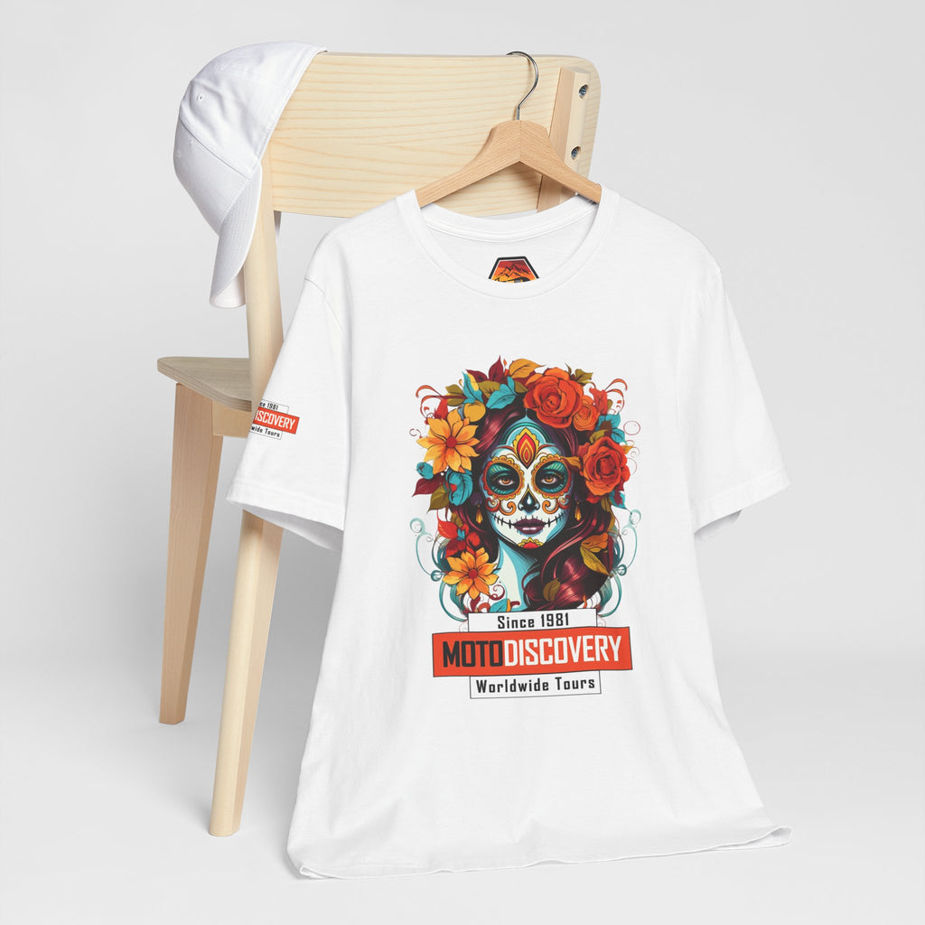 MotoDiscovery Day of the Dead Sugar Skull T-Shirt