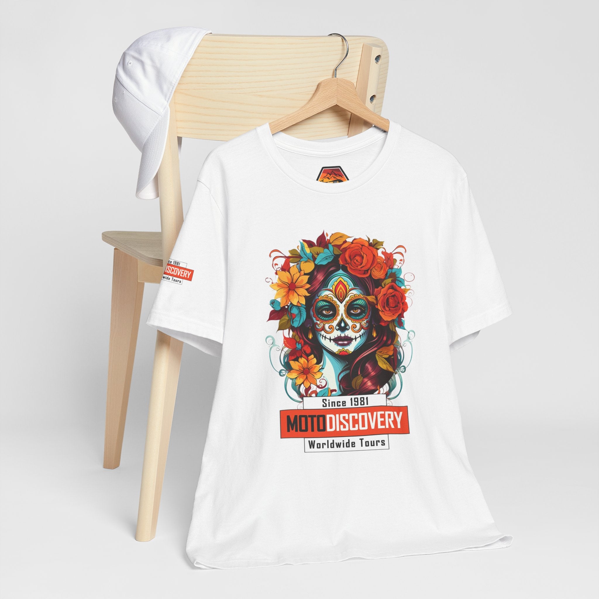 MotoDiscovery Day of the Dead Sugar Skull T-Shirt