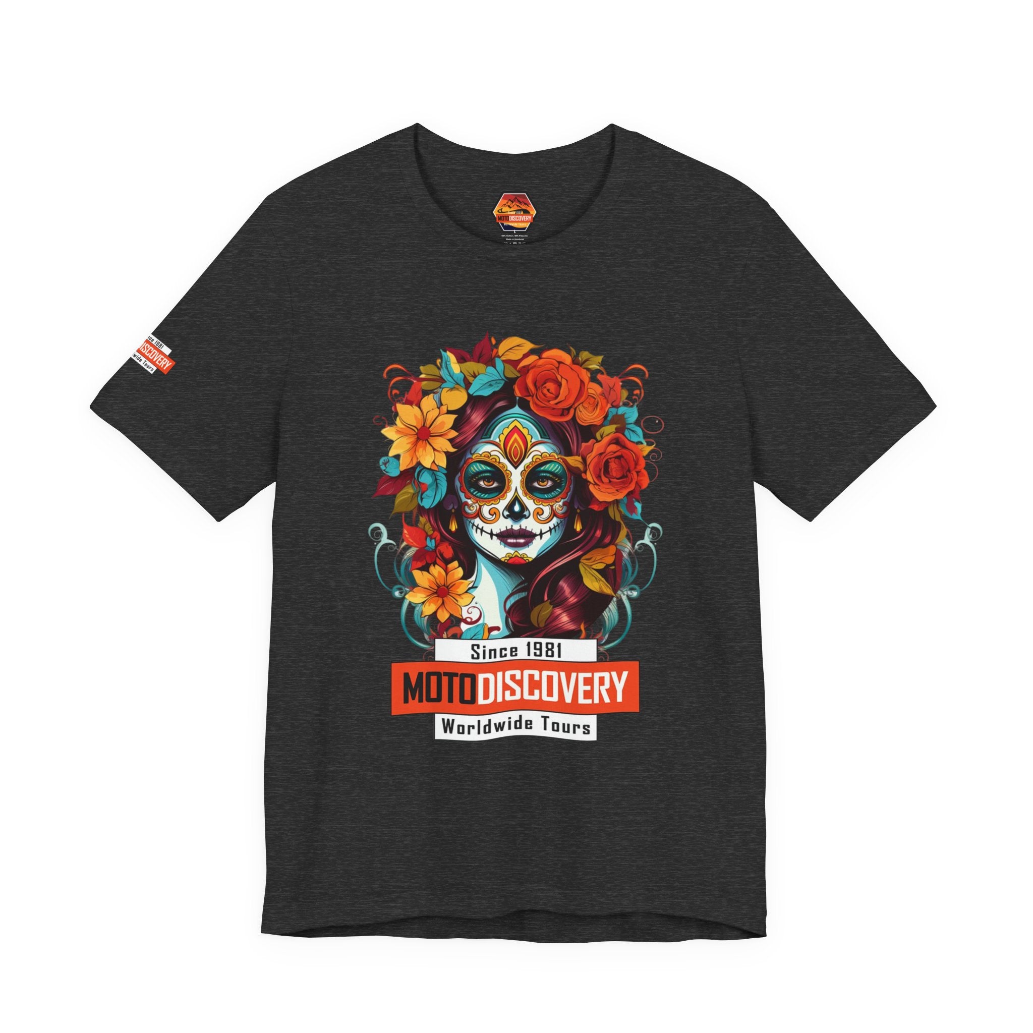 MotoDiscovery Day of the Dead Sugar Skull T-Shirt