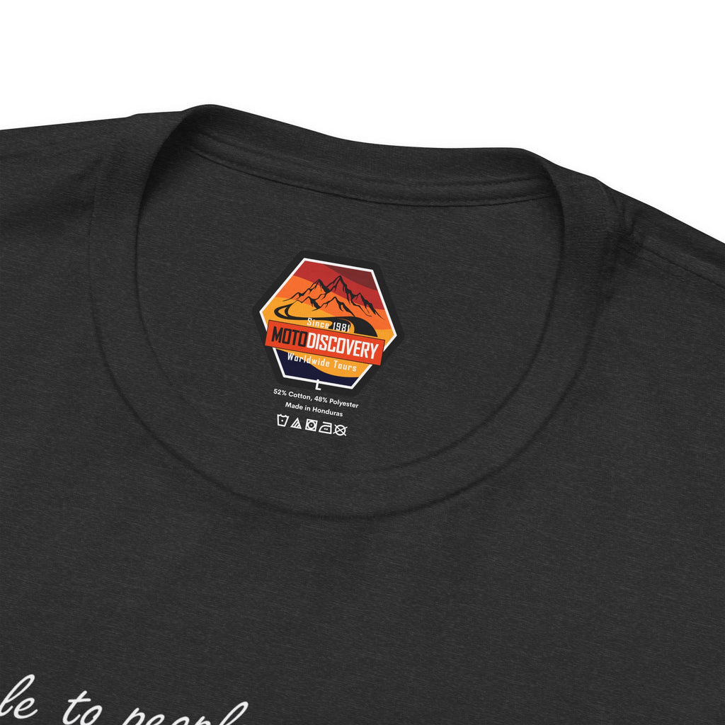 Cuba MotoDiscovery Tee — Vintage Cuban Flag Rider T-Shirt