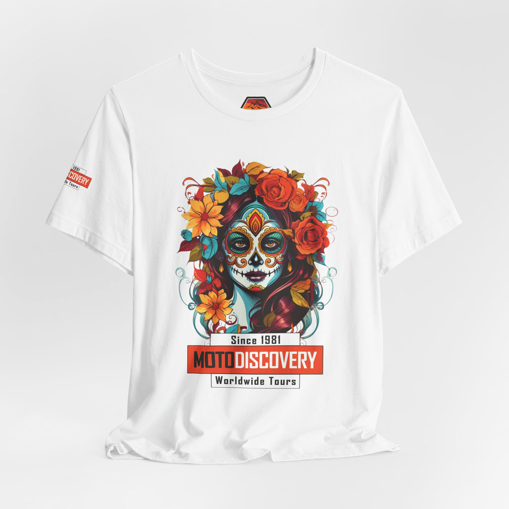 MotoDiscovery Day of the Dead Sugar Skull T-Shirt